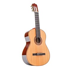 Obraz premium Acoustic guitar isolated on white background