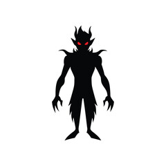 vector illustration of a devil