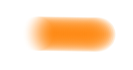 Abstract Orange Gradient Shape on Black Background
