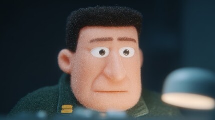 closeup of an optical technician repairing eyeglasses with small tools and a magnifying glass.