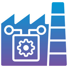 Smart Factory Icon
