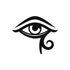 human eye vector illustration