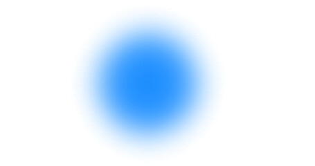 Abstract Blue Light Focus on a Black Background