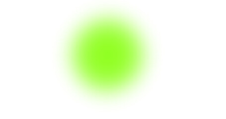 Abstract Lime Green Light Flare on Black Background