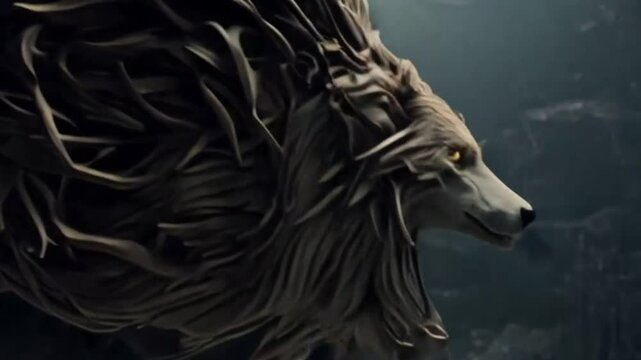 Beast of wolf  , ai generative