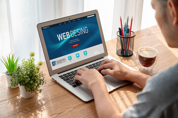 Website design software provide modish template for online retail business and e-commerce