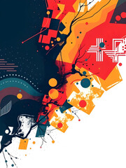 abstract tshirt printing design background , printing design ,printing art