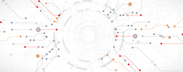 Abstract circuit technology concept background