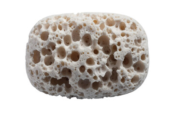 Pumice Stone Surface &ndash; Porous Rock PNG Isolated on Transparent Background