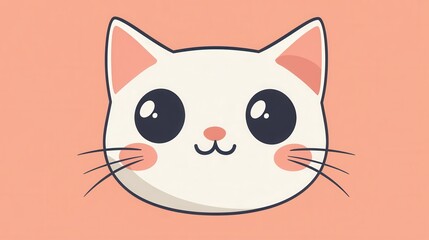 Kawaii cat face