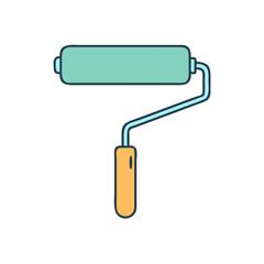 Paint roller tool for painting walls and home improvement projects diy equipment essential tool