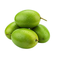 Obraz premium raw mangoes isolated