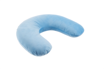 blue pillow for neck isolated on white background PNG