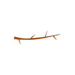 Obraz premium Dry tree branches vector illustration 