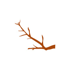 Dry tree branches vector illustration 