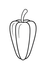 vector illustration of a pepper
