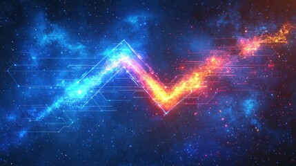 Cosmic circuit wave.  Dynamic energy flow