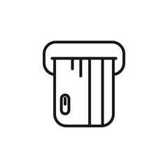 credit card icon. credit card Symbol sign for mobile concept and web design. Vector icon, Logo illustration, Vector graphics