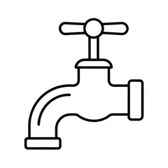 faucet with a drop of water