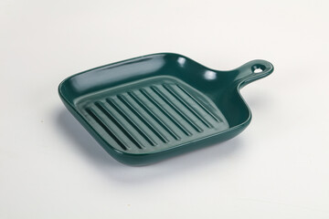 Empty clean color plate dishware