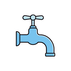 faucet with water drop