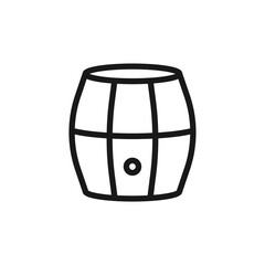 barrel icon. barrel Symbol sign for mobile concept and web design. Vector icon, Logo illustration, Vector graphics