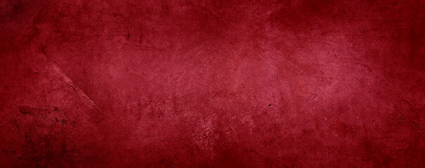 Red textured concrete background
