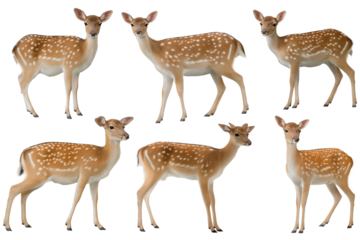 Adorable Collection of Six Axis Deer High-Resolution Images for Design Projects