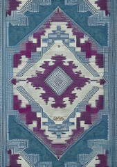 AI Carpet Pattern Design Ethnic Rug Vintage