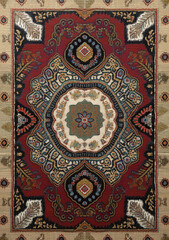 AI Carpet Pattern Design Ethnic Rug Vintage