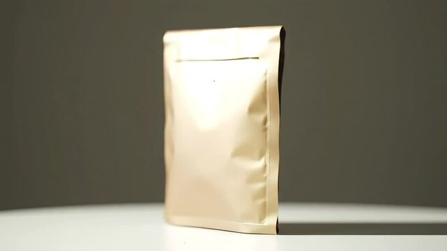 Rotating Kraft Paper Stand-Up Pouch - 360&deg; Product View (Short Clip)