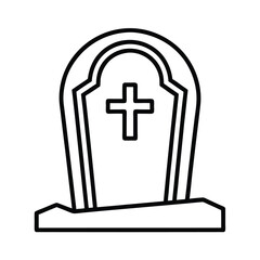 Obraz premium illustration of a grave