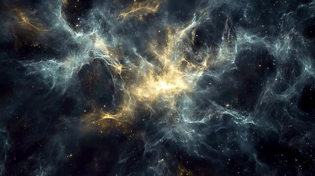 Dark abstract texture, mysterious matter, scientific visualization