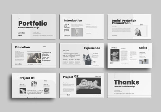 Portfolio Digital Presentation Layout Images – Browse 18,218 Stock ...