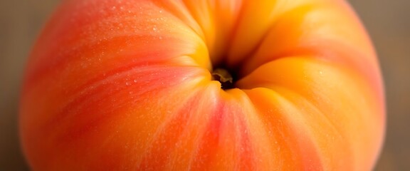 close up of an orange fruit on a table