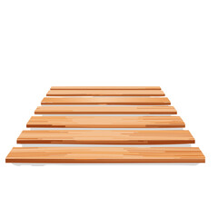 wooden chopsticks isolated on white