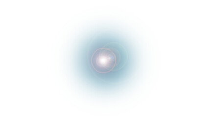 Transparent Glowing Sunlight and Blue and Purple Lens Flare Effects: Bright Flash, Bokeh Light Leak, Radiant Stars, and Natural Sunburst on Transparent Background

