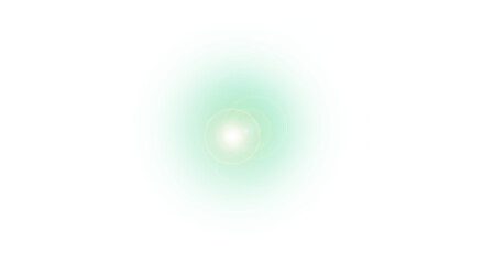 Transparent Background Sunlight Effects with Green and Cyan Light Leak: Lens Flare, Flash Rays, Glowing Stars, and Radiant Shine for Photo Editing
