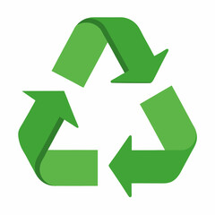 Recycle symbols. Recycling arrow icons. Reusing symbols. Recycling label. Recycle badge. Recycling icons. Recycle, reuse and reduce icons.