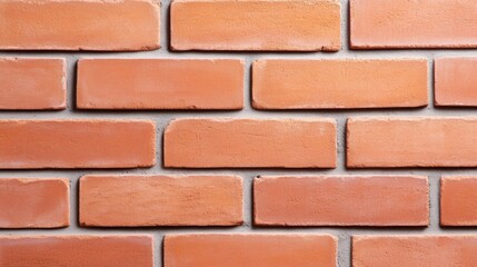 Obraz premium Textured Red Brick Wall Background for Interior and Exterior Design Projects