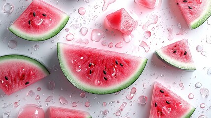slices of watermelon