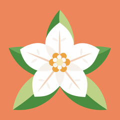 vector illustration of a flowerVector icon illustration silhouette Graphics design image white background