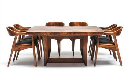 Dining room table with matching chairs