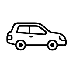 Car on transparent background for web and graphic design