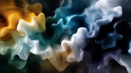 Vibrant Abstract Background with Colorful Shapes