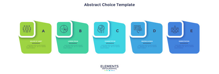 Modern Infographic Vector Banner. Business Illustration