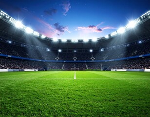 Fototapeta premium Stadium with Lights