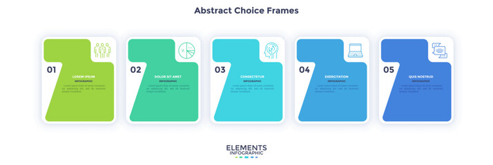 Modern Infographic Vector Banner. Business Illustration