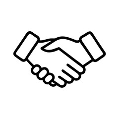 Obraz premium handshake on transparent background for web and graphic design