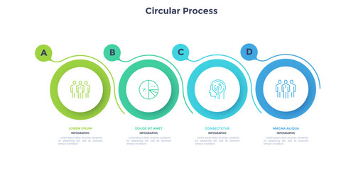Modern Infographic Vector Banner. Business Illustration